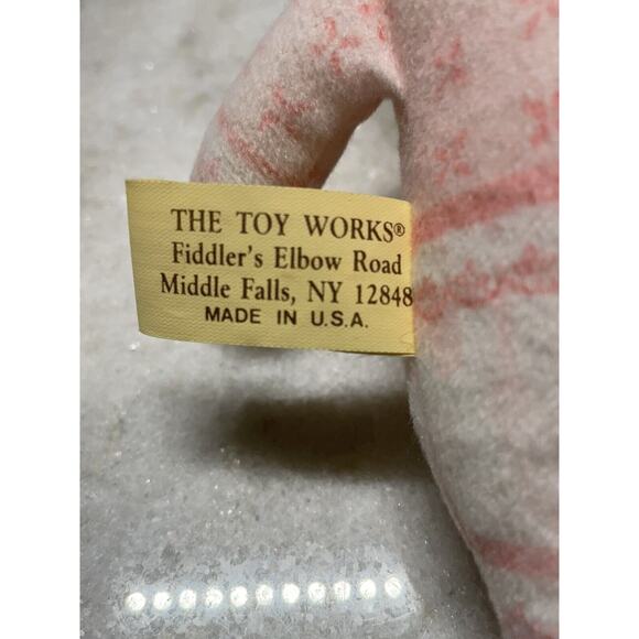 Toy Works Kitty Cucumber Beanbag Cat Doll Plush Vintage 1985 Shackman USA Made - Picture 3 of 6